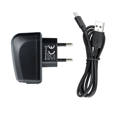 Ładowarka Sieciowa USB typ C Uniwersalna z odpinanym kablem 2A Blue Star Lite