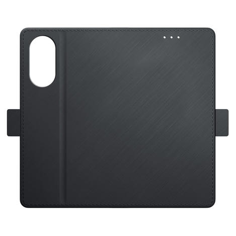 3MK Wallet Case Oppo A58 4G czarny/black