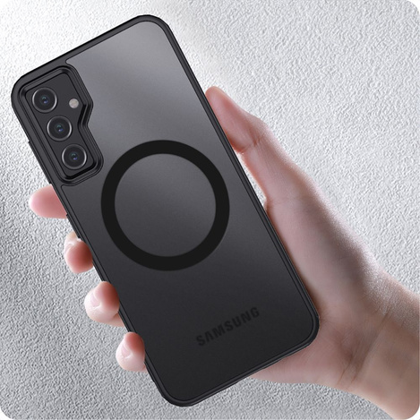 Etui SAMSUNG GALAXY A55 5G Tech-Protect Magmat MagSafe Matte czarne