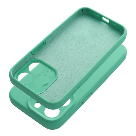 Futerał SILICONE 2mm do IPHONE 16 Pro miętowy