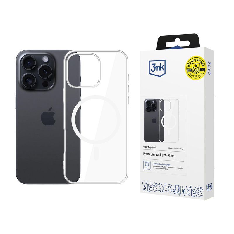 Apple iPhone 16 Pro - 3mk Clear MagCase