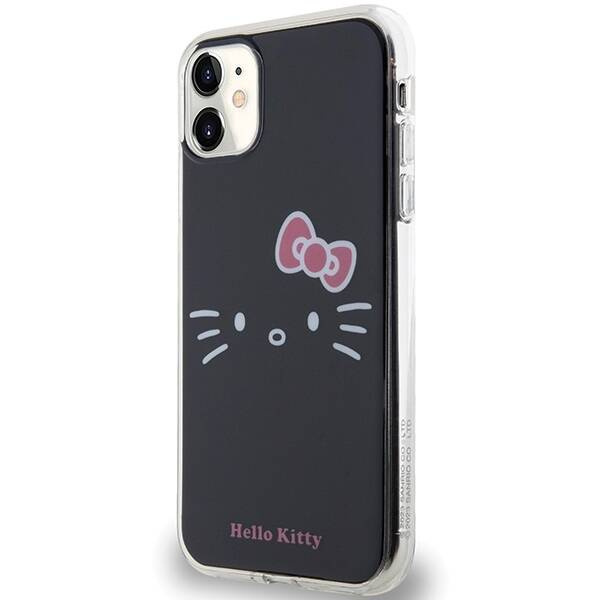 Hello Kitty IML Kitty Face Hülle für iPhone 11 / Xr – Schwarz