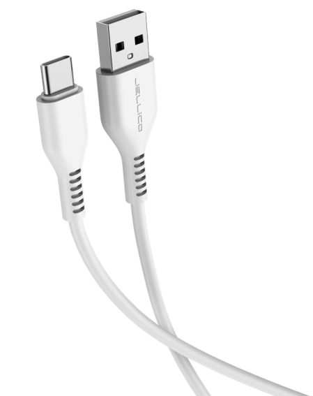 JELLICO kabel KDS-32 USB-C USB 3.1A 2M Biały