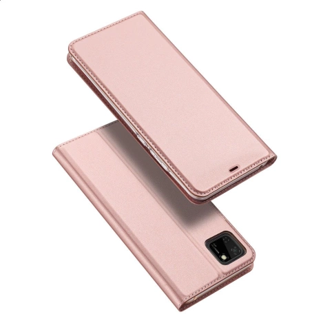 Etui HUAWEI Y5P / HONOR 9S z klapką Dux Ducis skórzane Skin Leather jasny róż