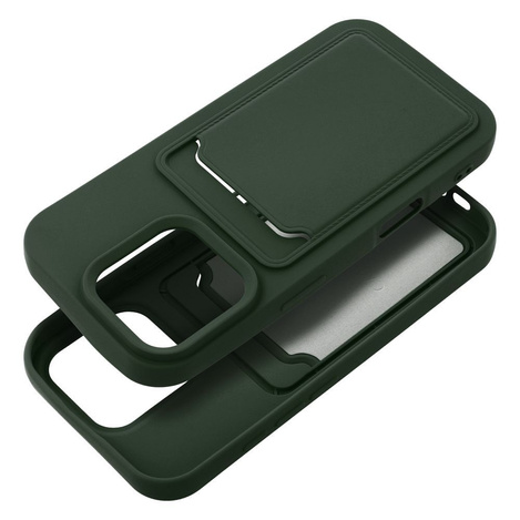 Futerał CARD CASE do IPHONE 16 Pro zielony