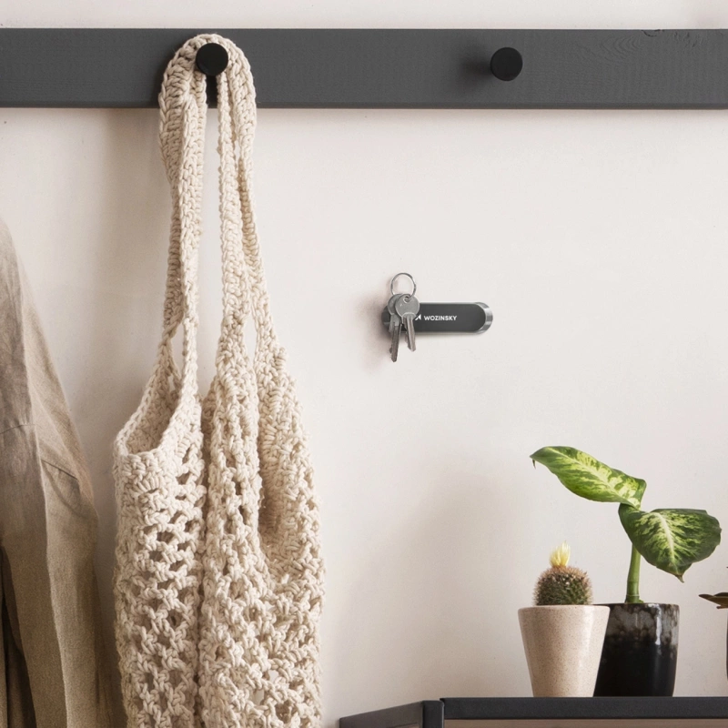 Wozinsky samoprzylepny magnetyczny uchwyt samochodowy na deskę rozdzielczą czarny (WMH-01)