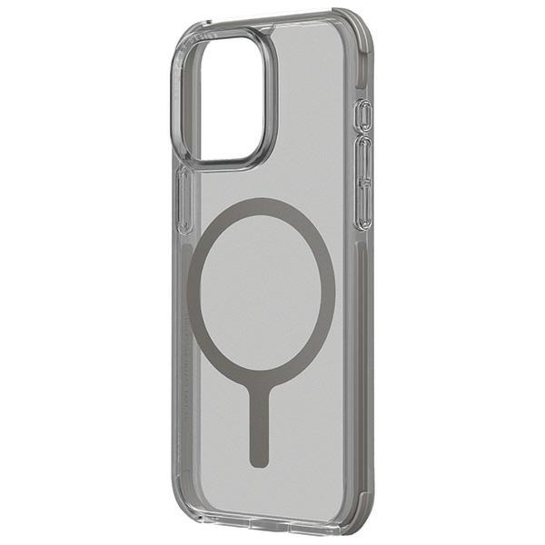 Uniq Combat iPhone 15 Pro 6,1&quot; Hülle Magclick Charging grau/frostgrau
