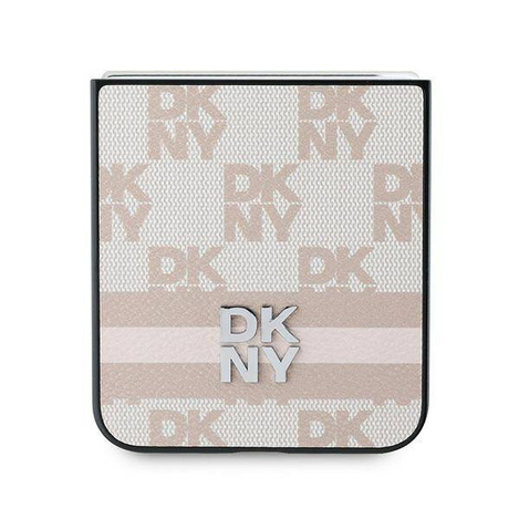 DKNY DKHCZF6PCPTSSP Z Flip6 F741 różowy/pink Chequered Pattern Printed Stripes