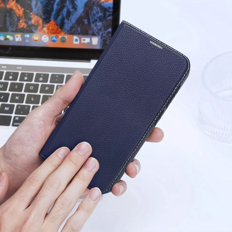 DUX DUCIS Skin X2 - futerał z klapką do Samsung Galaxy S23 Plus niebieski