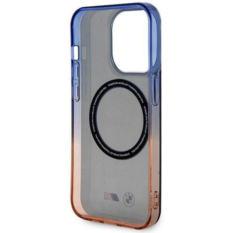 Case BMW BMHMP14LHTGE iPhone 14 Pro 6.1&quot; grey/grey hardcase Gradient Bumper MagSafe