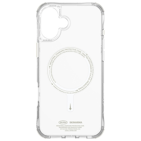 Skinarma etui Saido iPhone 16 Plus 6.7"   Magnetic Charging zielony/green (niteglow)