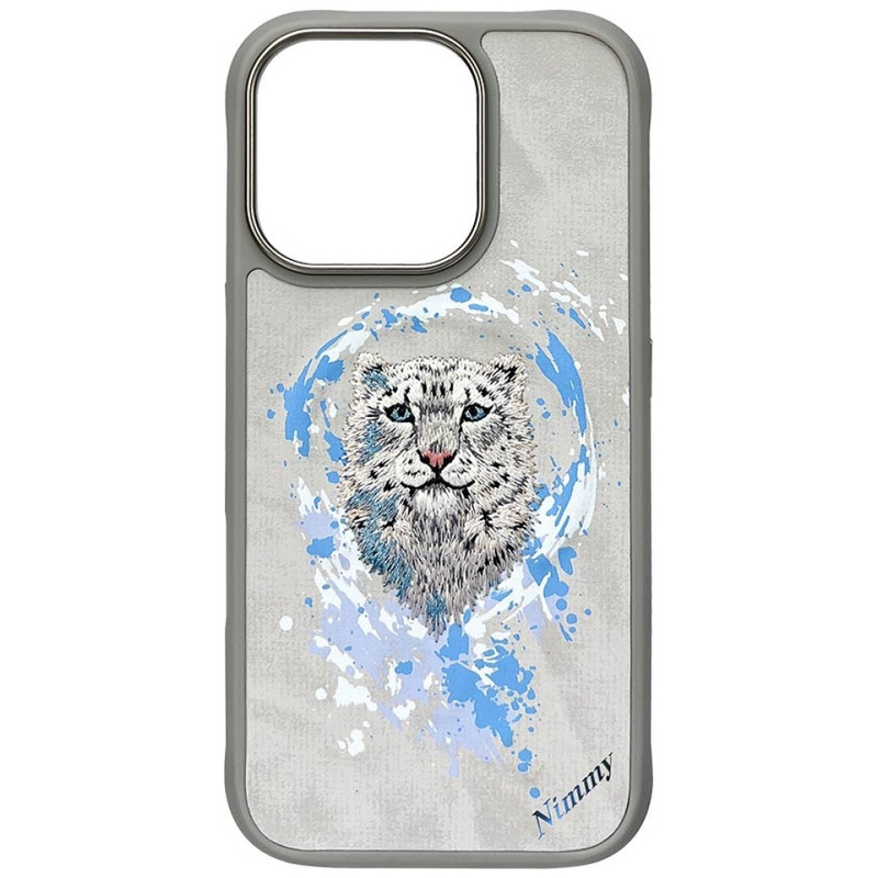 Etui Nimmy Pantera MagSafe do iPhone 16   Pro Max jasnoszary