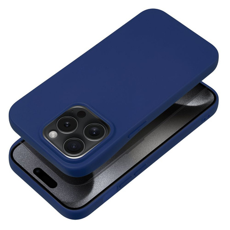 Futerał SOFT do IPHONE 15 PRO ciemny niebieski