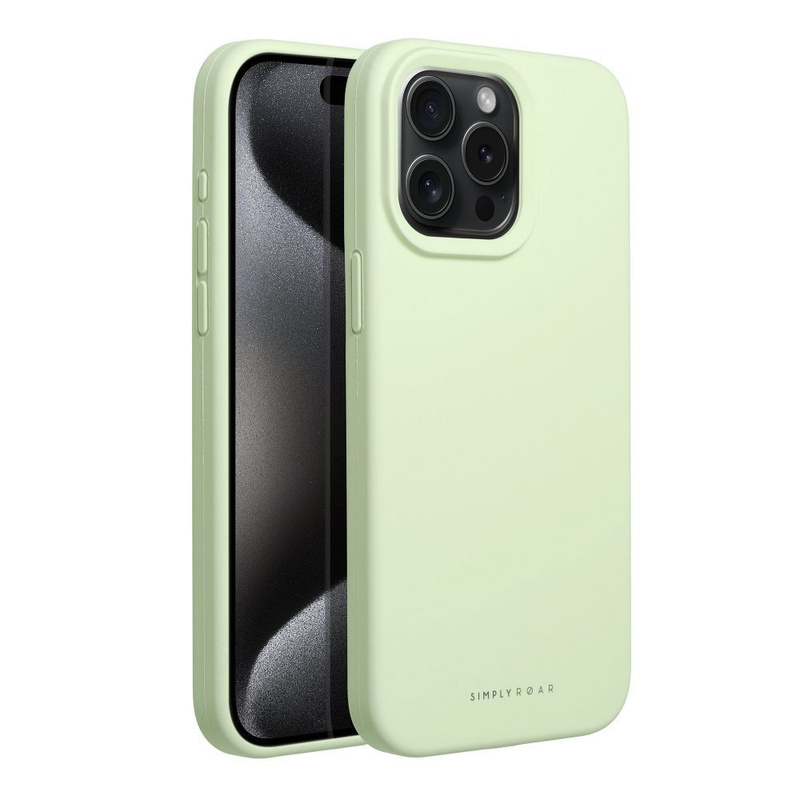 Futerał Roar Cloud-Skin - do iPhone 15 Pro Max Jasnozielony