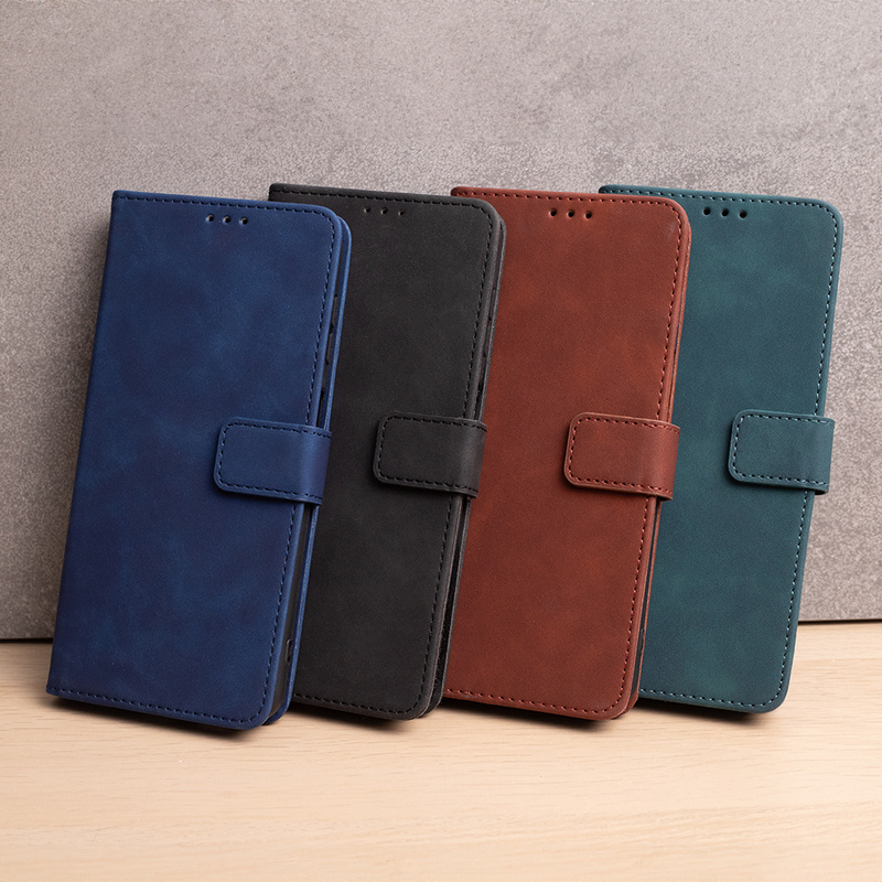 Etui Smart Velvet do Xiaomi Redmi Note 13 5G (global) brązowe