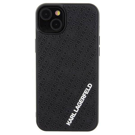 Karl Lagerfeld nakładka do iPhone 15 Plus 6,7" KLHCP15M3DMKRLK czarna HC 3D Multi Logo