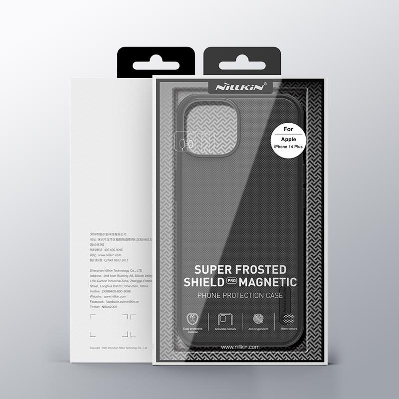 NILLKIN SUPER SHIELD PRO MAGNETIC IPHONE 14 PLUS, BLACK / CZARNY