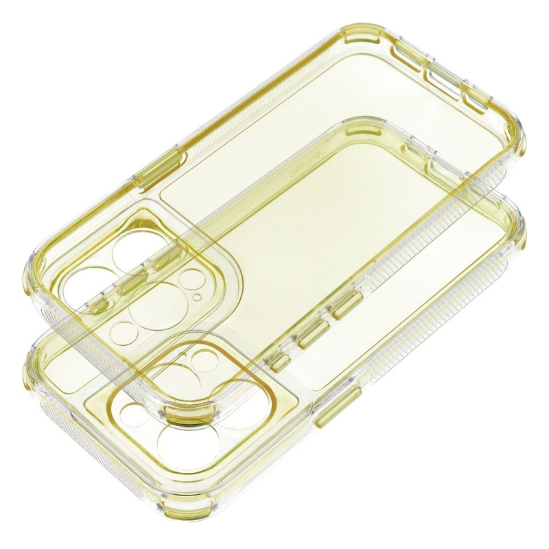 Futerał MATRIX CLEAR do IPHONE 16 żółty