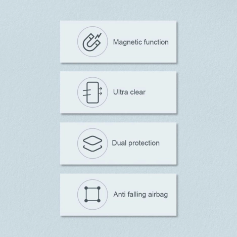 Pancerne etui z MagSafe Nillkin Nature Pro do iPhone 15 Plus - białe