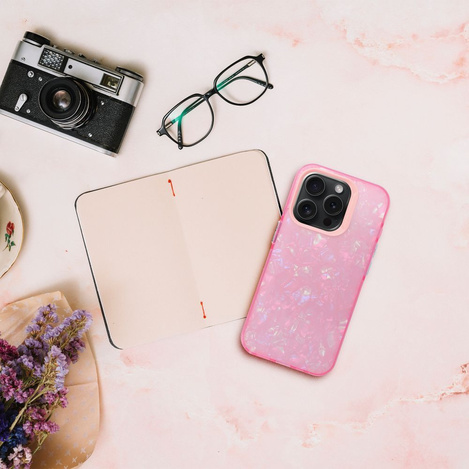 Futerał TUTTI FRUTTI do IPHONE 16 PLUS różowy