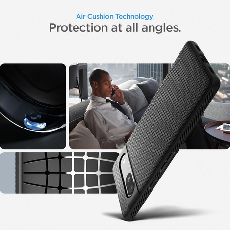 Spigen LIQUID AIR GOOGLE PIXEL 7A MATTSCHWARZ
