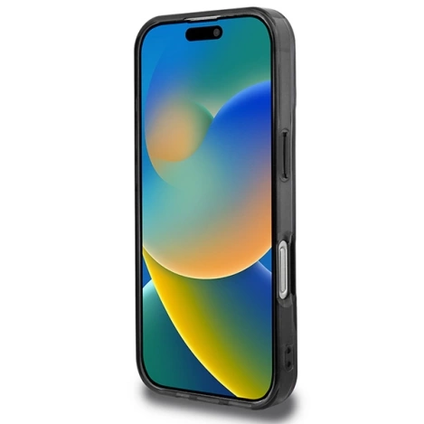 BMW Motosport IML Random Stripes Hülle für iPhone 16 Pro – Schwarz