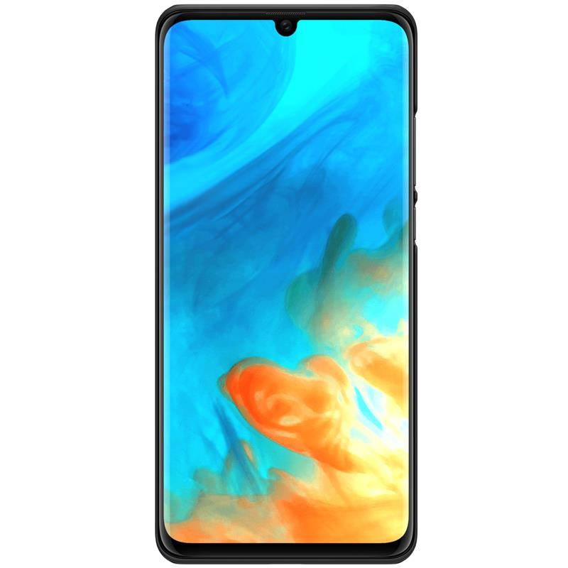 Nillkin Super Frosted Shield wzmocnione etui pokrowiec + podstawka Huawei P30 Pro czarny
