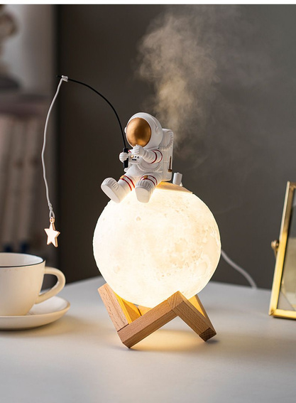 Lampka nocna / nawilżacz powietrza ASTRONAUTA Art Deco siedzący (wzór 5) AFSH