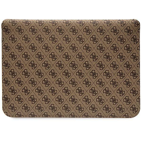 Guess Sleeve GUCS14PS4SGW 14&quot; brown/brown 4G Stripe Metal Logo