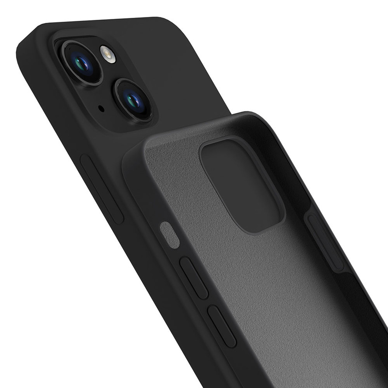 iPhone 13 Hülle aus der 3mk Silicone Case Serie - schwarz