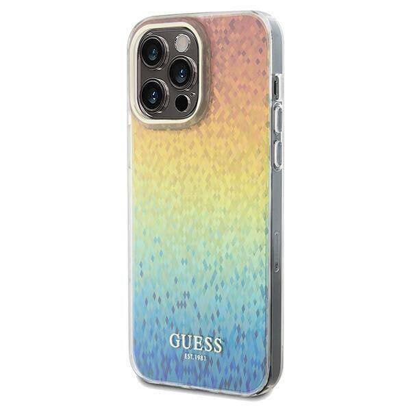 Guess nakładka do iPhone 13 Pro 6,1&quot; GUHCP13LHDECMI HC IML FACETED MIRROR DISCO IRIDESCENT