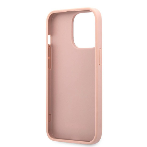 Oryginalne Etui IPHONE 13 PRO MAX 6,7" Guess Hardcase Saffiano Stripe GUHCP13XPSASBPI różowe