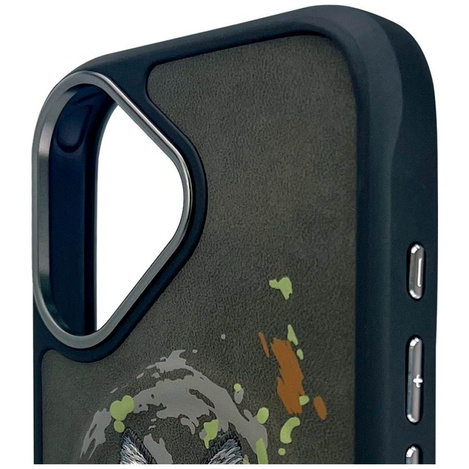 Etui Nimmy Wilk MagSafe do iPhone 16      ciemnoszary