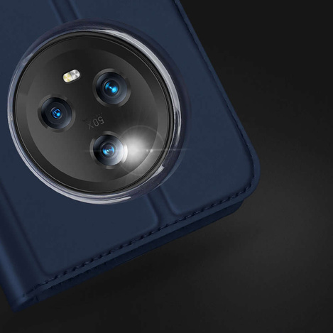 Dux Ducis Skin Pro Hülle für Honor Magic5 Flip Card Wallet Stand Blau