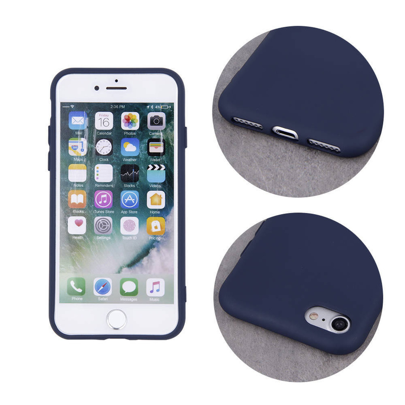 Etui Silicon do Samsung Galaxy S24 FE ciemnoniebieski
