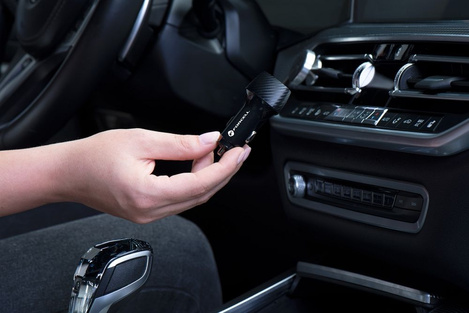 FORCELL CARBON ładowarka samochodowa USB QC 3.0 18W + USB QC 3.0 18W CC50-2A36W czarny (Total 36W)