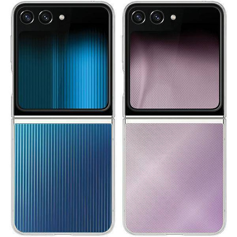 Etui silikonowe FlipSuit do Samsung Galaxy Z Flip 5 - przezroczyste