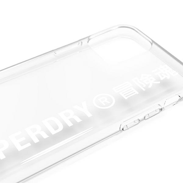 SuperDry Snap iPhone 11 Pro Max Clear Ca se biały/white 41580
