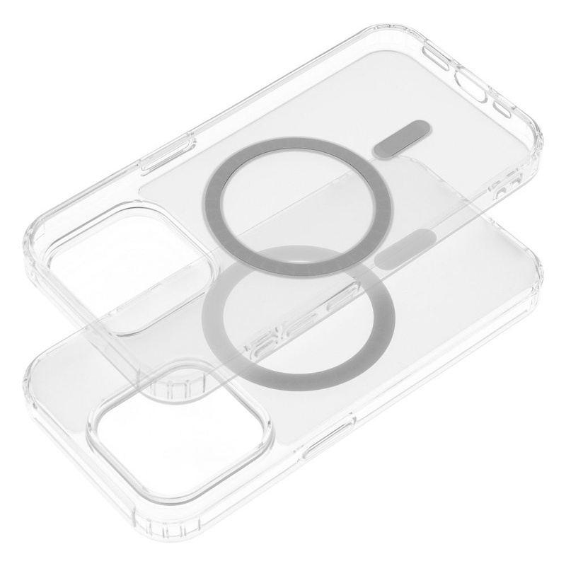 Futerał FROST MAG COVER kompatybilny z MagSafe do IPHONE 15 Pro transparentny