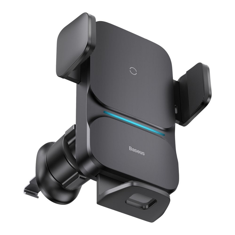 Baseus Wisdom Induktionsladegerät Autotelefonhalter für Haftnotizen schwarz (CGZX000001)