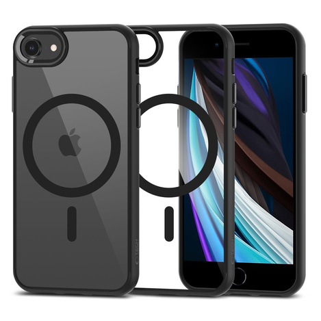 Case IPHONE SE 2022 / SE 2020 / 7 / 8 Tech-Protect Magmat MagSafe transparent black