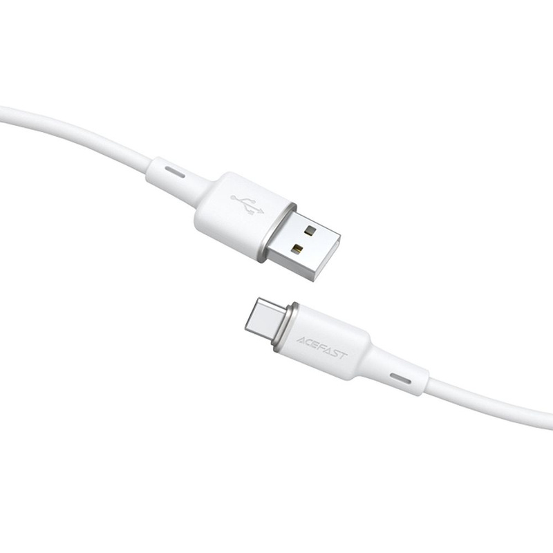Acefast USB cable - USB Type C 1.2m, 3A white (C2-04 white)