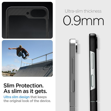 Spigen Air Skin Samsung Galaxy Z Flip 6 czarny/aramid black ACS07843