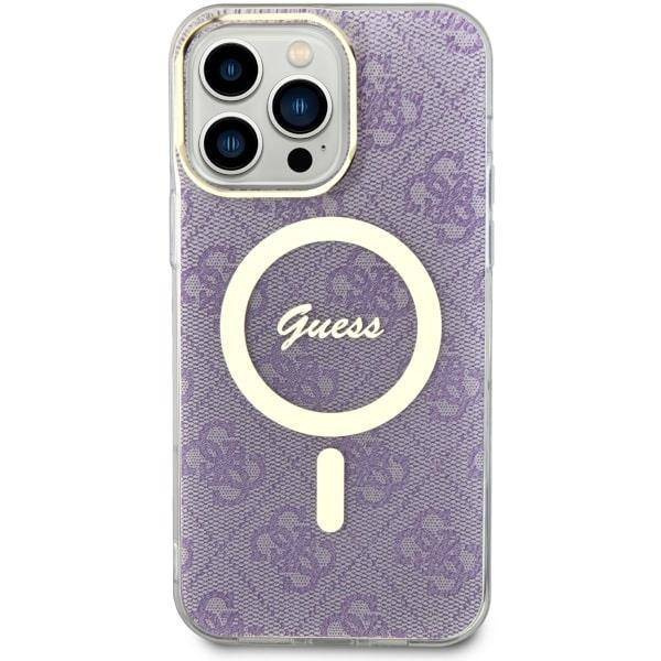 Guess GUHMP14XH4STU iPhone 14 Pro Max 6.7&quot; purple/purple hardcase 4G MagSafe