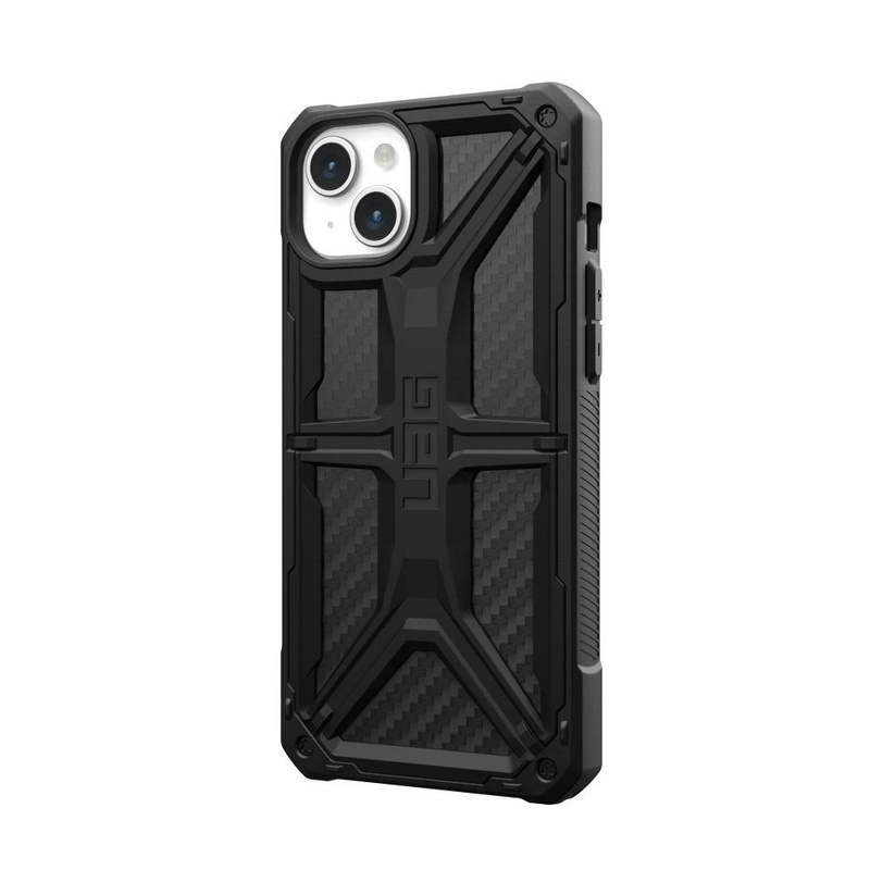 UAG Monarch - Schutzhülle für iPhone 15 Plus (Kohlefaser)