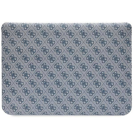 Guess Sleeve GUCS14PS4SGB 14&quot; blue/blue 4G Stripe Metal Logo