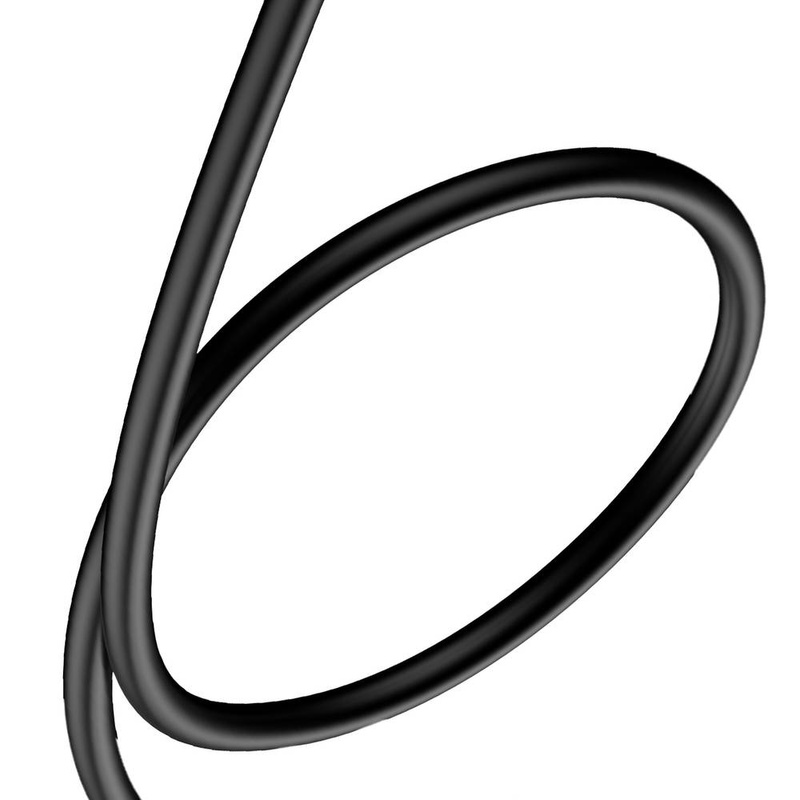 Baseus kabel audio stereo przejścióka AUX 3,5 mm mini jack - USB Typ C do telefonu tabletu 120cm czarny (CAM01-01)