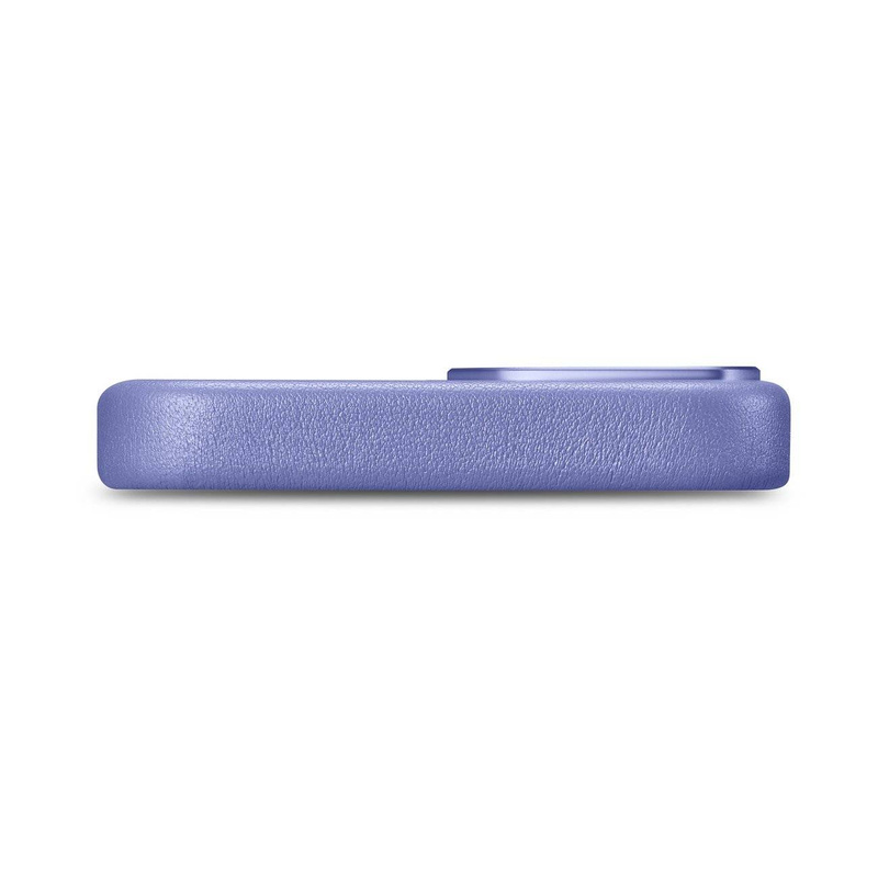iCarer Case Leather genuine leather case cover for iPhone 14 Plus light purple (MagSafe compatible)