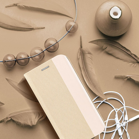 Kabura SENSITIVE Book do SAMSUNG A14 4G / A14 5G  złoty