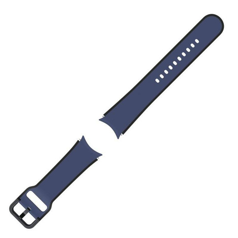 Samsung Sportarmband zweifarbig für Samsung Galaxy Watch 4/4 Classic / 5/5 Pro (20mm, M / L) blau (ET-STR91LNEGEU)